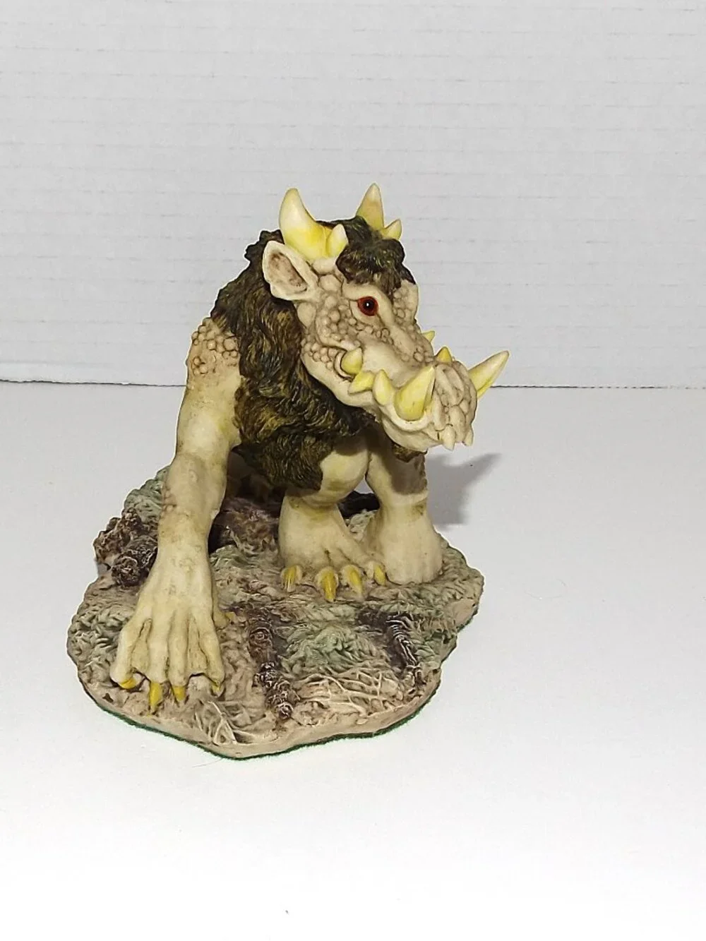 Vintage Enchantica Swamp Demon Hand Painted Resin Fantasy Figurine 1990 Release